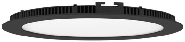 Corp de iluminat LED încastrat Ecolite LED-WSL-CCT/12W/CR LADA LED/12W/230V IP44 negru