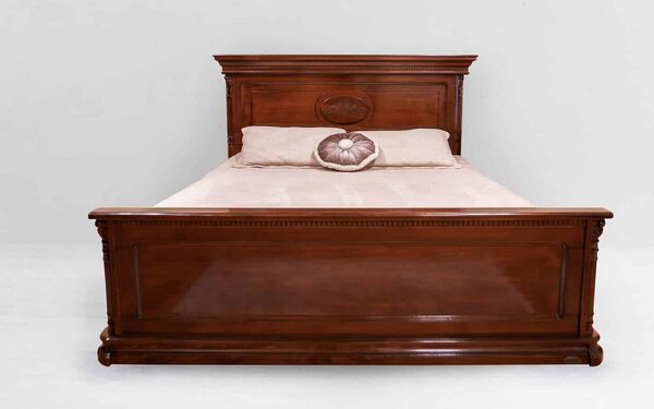 Pat lemn masiv Briston - 160x200, Da, Fara noptiere