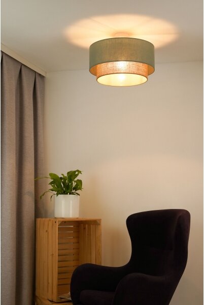 Lustră aplicată Duolla BOHO 1xE27/15W/230V d. 45 cm verde