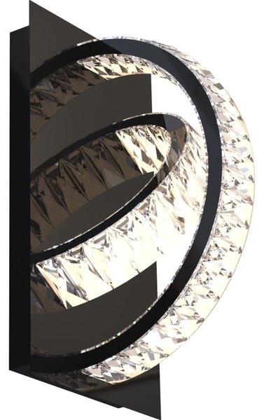 Aplică LED Zuma Line MX3274-2-3BCT TULA LED/18W/230V 2700-6000K negru