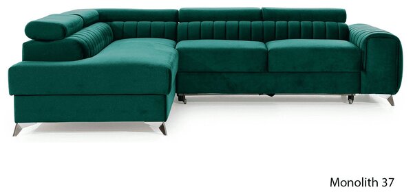 Colțar lemn masiv Extensibil Lisbon 275x205cm Ladă Depozitare Personalizabil