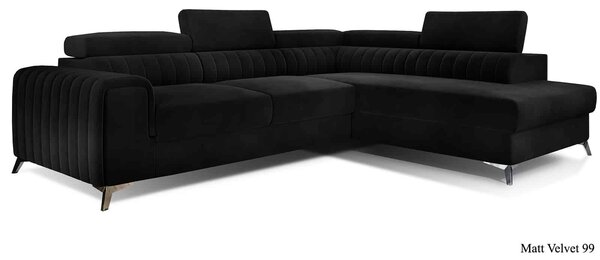 Colțar lemn masiv Extensibil Lisbon 275x205cm Ladă Depozitare Personalizabil