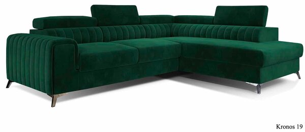 Colțar lemn masiv Extensibil Lisbon 275x205cm Ladă Depozitare Personalizabil
