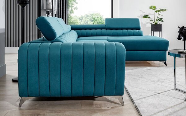 Colțar lemn masiv Extensibil Lisbon 275x205cm Ladă Depozitare Personalizabil