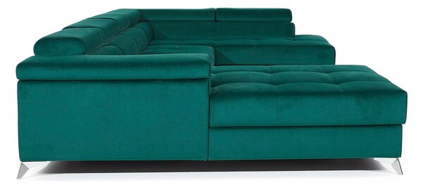 Colțar lemn masiv Formă U Extensibil Linde 345x202cm Personalizabil