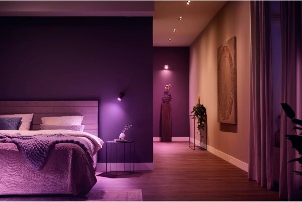Philips Hue FUGATO LED RGBW spot 1xGU10/4,2W/230V negru dimabil