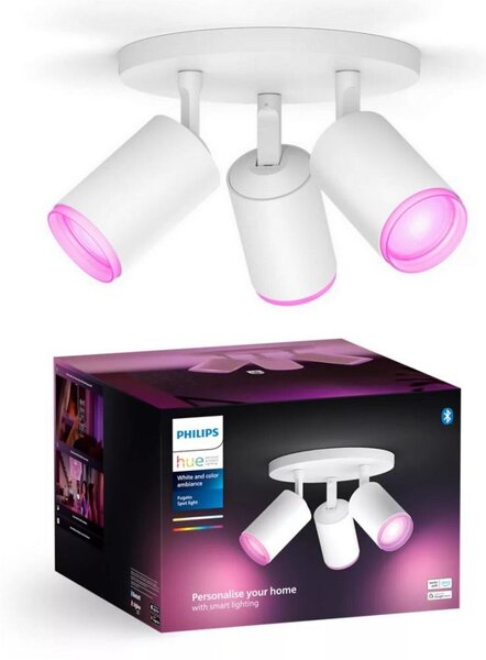 Spot LED RGBW dimabil Philips Hue FUGATO 3xGU10/5,7W/230V alb