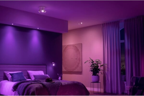 Spot LED RGBW dimabil Philips Hue FUGATO 3xGU10/5,7W/230V alb