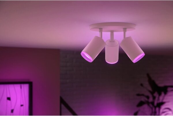 Spot LED RGBW dimabil Philips Hue FUGATO 3xGU10/5,7W/230V alb