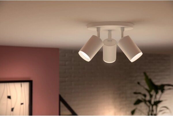 Spot LED RGBW dimabil Philips Hue FUGATO 3xGU10/5,7W/230V alb