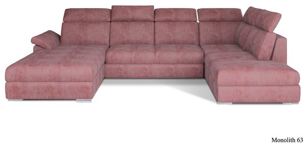 Colțar lemn masiv Formă U Extensibil Erik 330x210cm Personalizabil