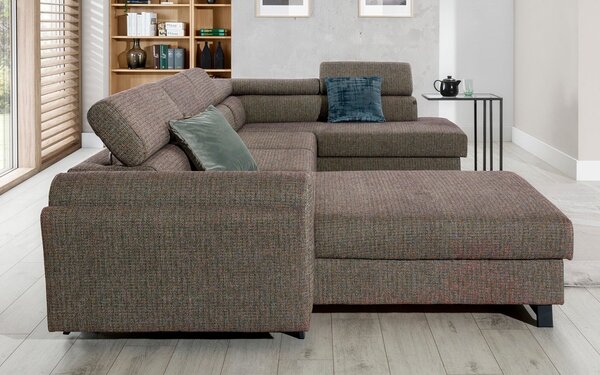 Colțar lemn masiv Formă U Extensibil Joy 370x190cm Personalizabil