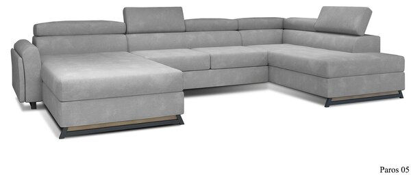 Colțar lemn masiv Formă U Extensibil Joy 370x190cm Personalizabil