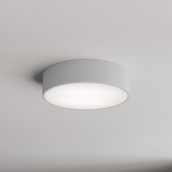 Plafonieră pentru baie CLEO 2xE27/24W/230V d. 30 cm gri IP54