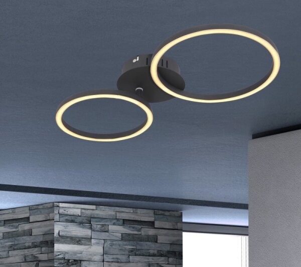 Lustră LED aplicată KENDY LED/24W/230V Globo 67233-24S