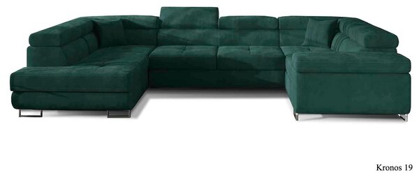 Colțar lemn masiv Formă U Extensibil Lety 340x202cm Personalizabil