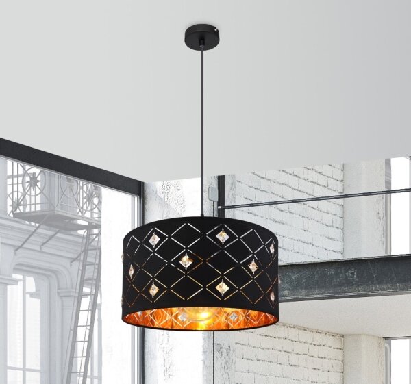 Lustră pe cablu Globo 15448H ABBEY 1xE27/60W/230V