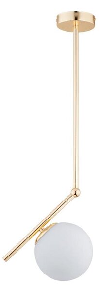 Lustră pe tijă LIBERTY 1xE14/40W/230V auriu/alb
