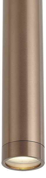 Lampă suspendată de design bronz închis GU10 50mm IP44 - Tuba