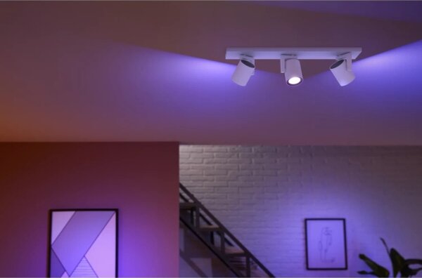 Spot LED RGBW dimabil Philips Hue ARGENTA 3xGU10/4,2W/230V