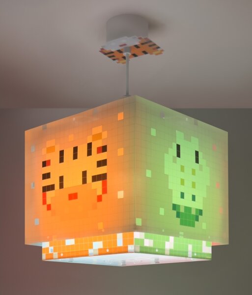Lustră pentru copii Dalber 63372 LITTLE PIXEL 1xE27/15W/230V