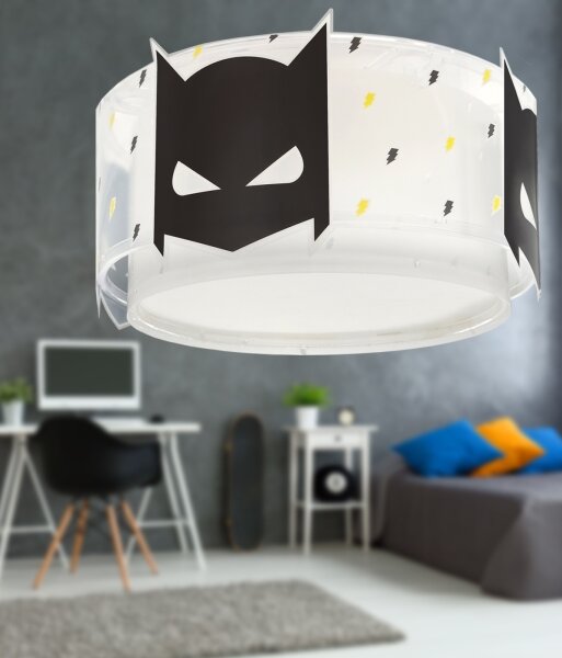 Plafonieră pentru copii Dalber 61806 DARK HERO 2xE27/15W/230V