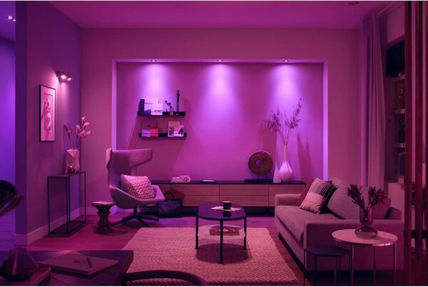 SET 3x corp de iluminat LED RGBW încastrat dimabil Philips Hue CENTURA 1xGU10/4,2W/230V