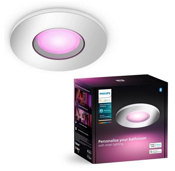 Corp de iluminat LED RGBW dimabil pentru baie Philips XAMENTO 1xGU10/4,2W/230V IP44