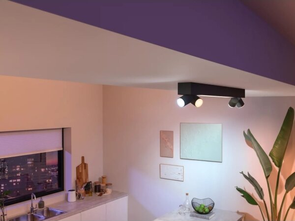 Philips Hue CENTRIS LED RGBW spot reglabil 4xGU10/4,2W + LED/11W