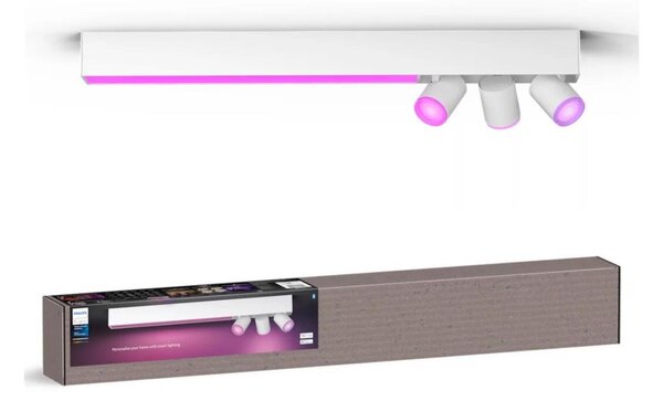 Spot LED RGBW dimabil Philips CENTRIS 3xGU10/4,2W/230V + LED/11W