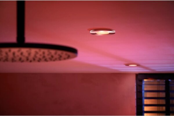 SET 3x corp de iluminat LED RGBW dimabil pentru baie Philips Hue XAMENTO 1xGU10/4,2W/230V IP44