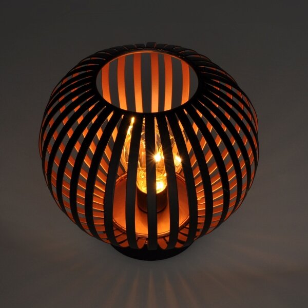 Lampă LED decorativă de masă Solight WO3102 LED/3xAA negru/cupru