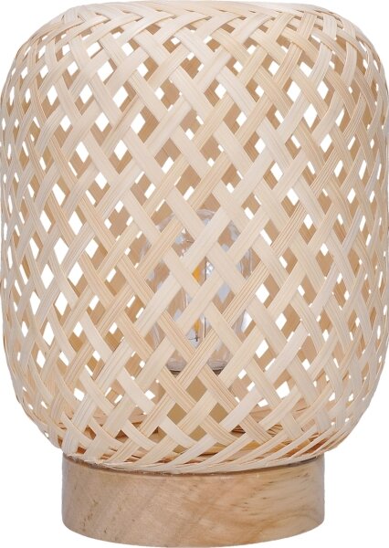 Lampă LED decorativă de masă Solight WO3107 LED/2xAAA ratan