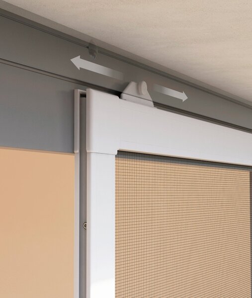 Plasa de tantari pentru usa EXPERT alba 120/240 cm