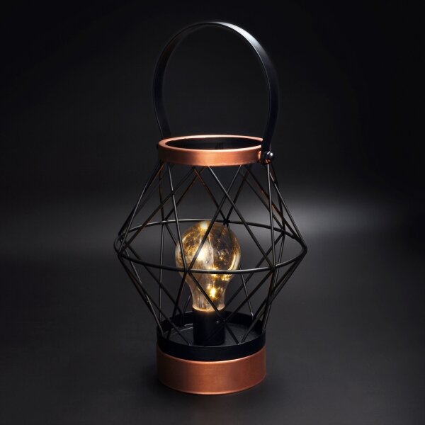 Lampă LED decorativă de masă Solight WO3105 LED/3xAA negru/cupru