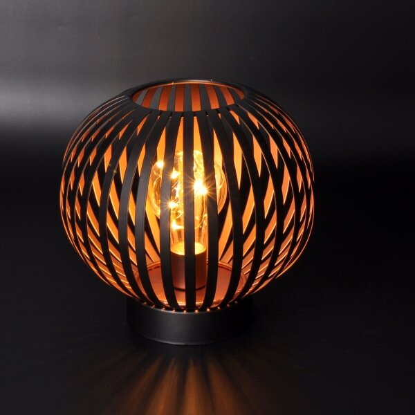 Lampă LED decorativă de masă Solight WO3102 LED/3xAA negru/cupru