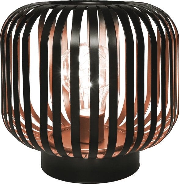Lampă LED decorativă de masă Solight WO3103 LED/3xAA negru/cupru