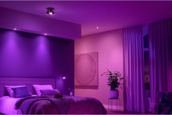 Corp de iluminat LED RGBW dimabil încastrat Philips Hue CENTURA 1xGU10/4,2W/230V