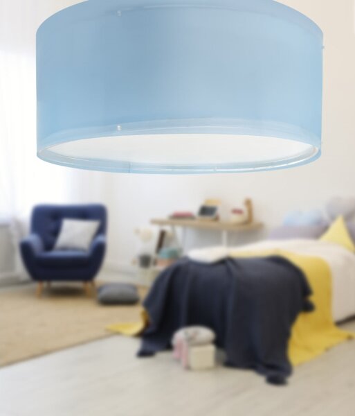 Plafonieră pentru copii Dalber 42006T COLOR LIGHT 2xE27/15W/230V albastru
