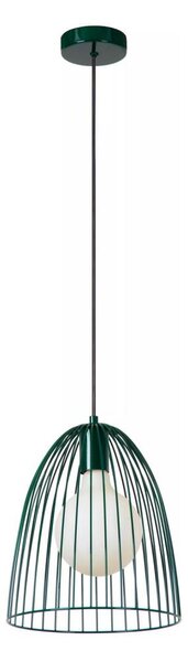 Lustră pe cablu Lucide 74417/01/33 MACARONS 1xE27/40W/230V d. 24,5 cm verde