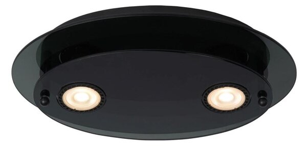 Plafonieră Lucide 79181/02/30 OKNO 2xGU10/5W/230V negru
