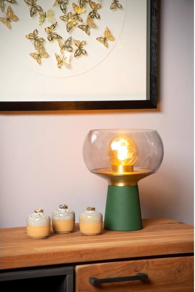 Lampă de masă Lucide 05540/01/33 FARRIS 1xE27/25W/230V verde
