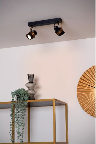Spot Lucide 34944/02/30 TUNDRAN 2xGU10/5W/230V negru