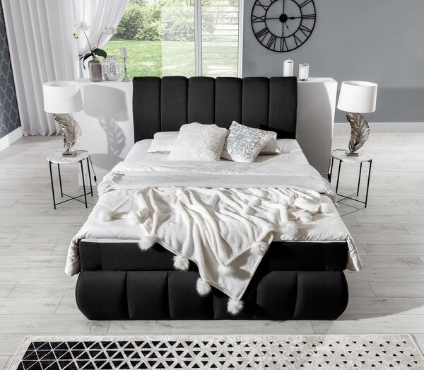 Pat Margot cu Saltea, Topper, Ladă Depozitare, Personalizabil - 140 x 200 cm