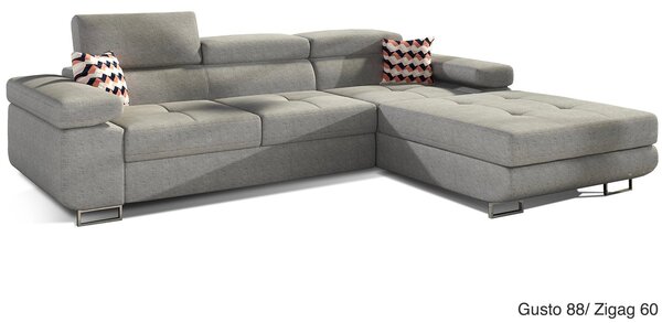 Colțar lemn masiv Extensibil Celis 280x205cm Ladă Depozitare Personalizabil