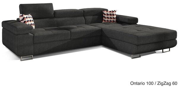 Colțar lemn masiv Extensibil Celis 280x205cm Ladă Depozitare Personalizabil