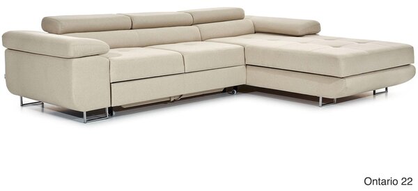 Colțar lemn masiv Extensibil Celis 280x205cm Ladă Depozitare Personalizabil