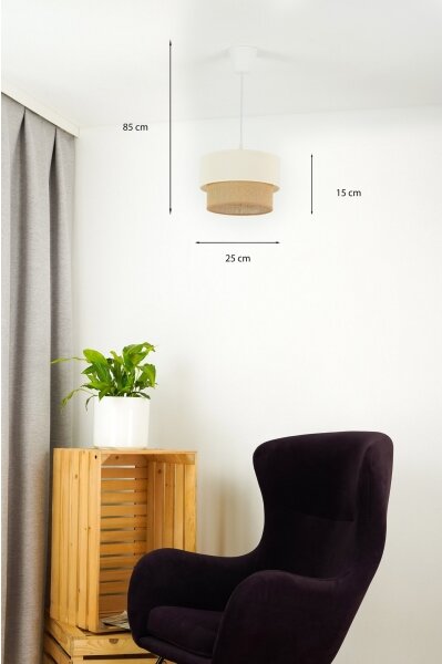 Lustră LED pe cablu Brilagi BOHO STYLE 1xE27/15W/230V d. 25 cm