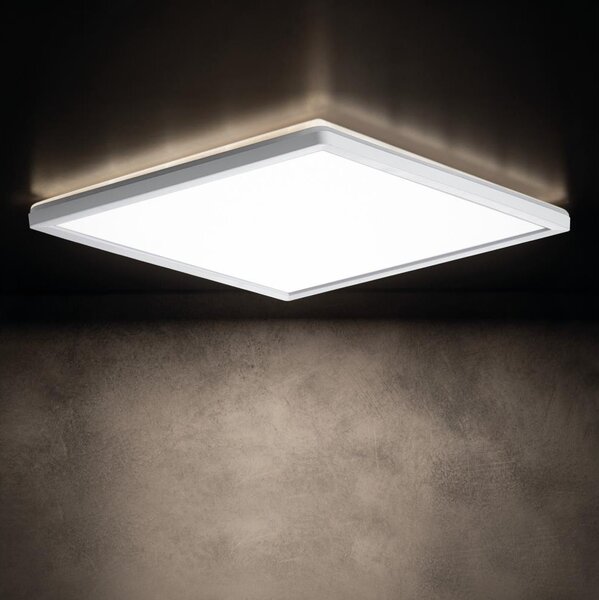 Kanlux 31530 - Plafonieră LED AZPO, 12,3 W, 230 V, 22,5 x 22,5 cm, IP54, alb