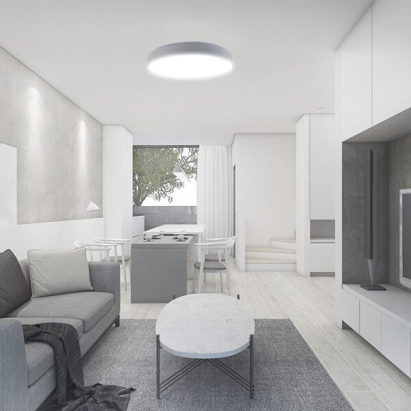 Plafonieră LED dimabilă LED/40W/230V 3000-6500K 39,5 cm alb + telecomandă